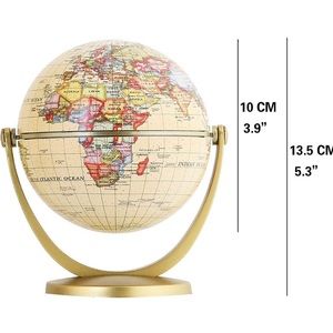 Annova Mini Antique Globe 4-inch / 10 cm Swivels.